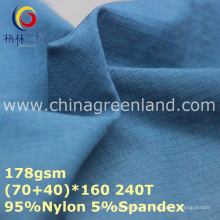 Tecido elástico de Spandex da urdidura de nylon de Tslon com a matéria têxtil de 0,2cm (GLLML255)